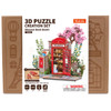 Robotime Blossom Book Booth Model - Wood