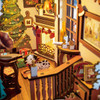 Robotime Chrsitmas Indoor Scene Book Nook Model - Wood