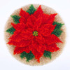 Craft Buddy Poinsettia Latch Hook Kit