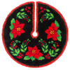 Herrschners Poinsettia Passion Tree Skirt Latch Hook Kit
