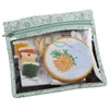 Herrschners Quilted Project Pouch SM - Petite Paisley Mint