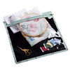 Herrschners Quilted Project Pouch MD - Petite Paisley Mint