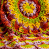 Herrschners Fall Florals Throw Crochet Kit