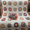 Red Heart Tranquil Garden Blanket Crochet Kit