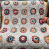 Red Heart Tranquil Garden Blanket Crochet Kit