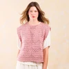 Caron Filet Heart Vest Crochet Kit
