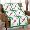 Herrschners Quilted Cardinal Quilt Block Stamped Cross-Stitch