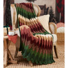 Herrschners Fireside Cheer Ripple Throw Crochet Kit
