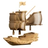 Cartonic Pirate Ship Model