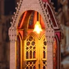 Robotime Twin-Tower Cathedral Model - Wood