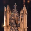 Robotime Twin-Tower Cathedral Model - Wood