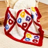 Herrschners Cheerful Blooms Blanket Crochet Kit