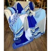 Herrschners Holiday Sparkle Stitch Mix Throw Crochet Kit