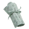 Herrschners Quillted Roll-Up Case - Petite Paisley Mint