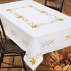 Herrschners Autumn Abundance Tablecloth Stamped Cross-Stitch