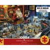 Ceaco Thomas Kinkade Santa's Final Touch Jigsaw Puzzle