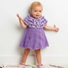 Bernat Ruffle Yoke Baby Dress Crochet Kit