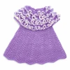 Bernat Ruffle Yoke Baby Dress Crochet Kit