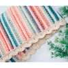 Herrschners Striped Petal Loop Blanket Crochet Kit