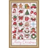 Abris Art Christmas Advent Counted Cross-Stitch Kit
