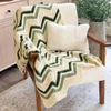 Herrschners Chevron Petal Loop Blanket