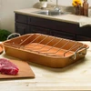 Copper Non-Stick Roaster Pan/Rack