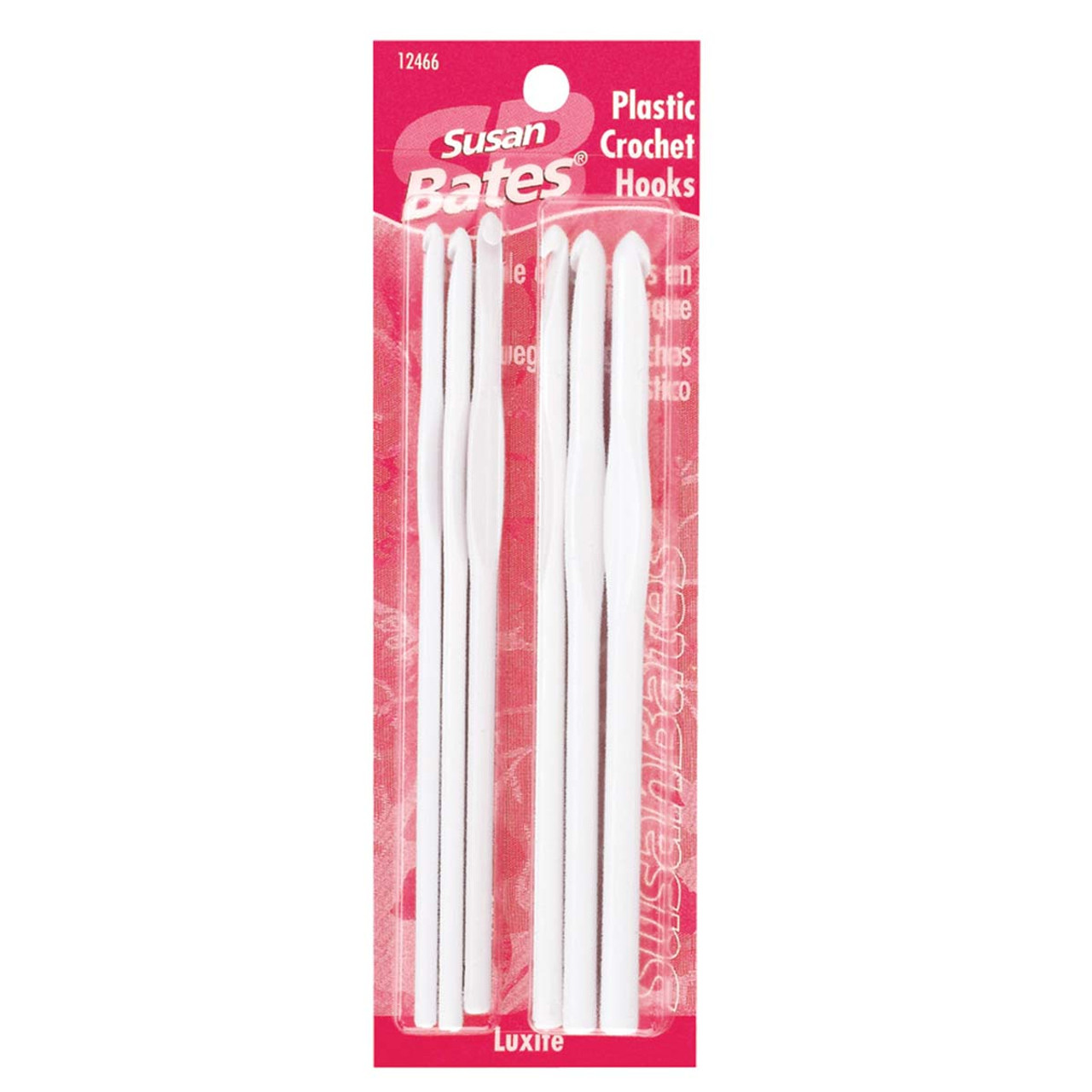 Susan Bates Luxite set of 6—6 (15cm) Crochet Hooks