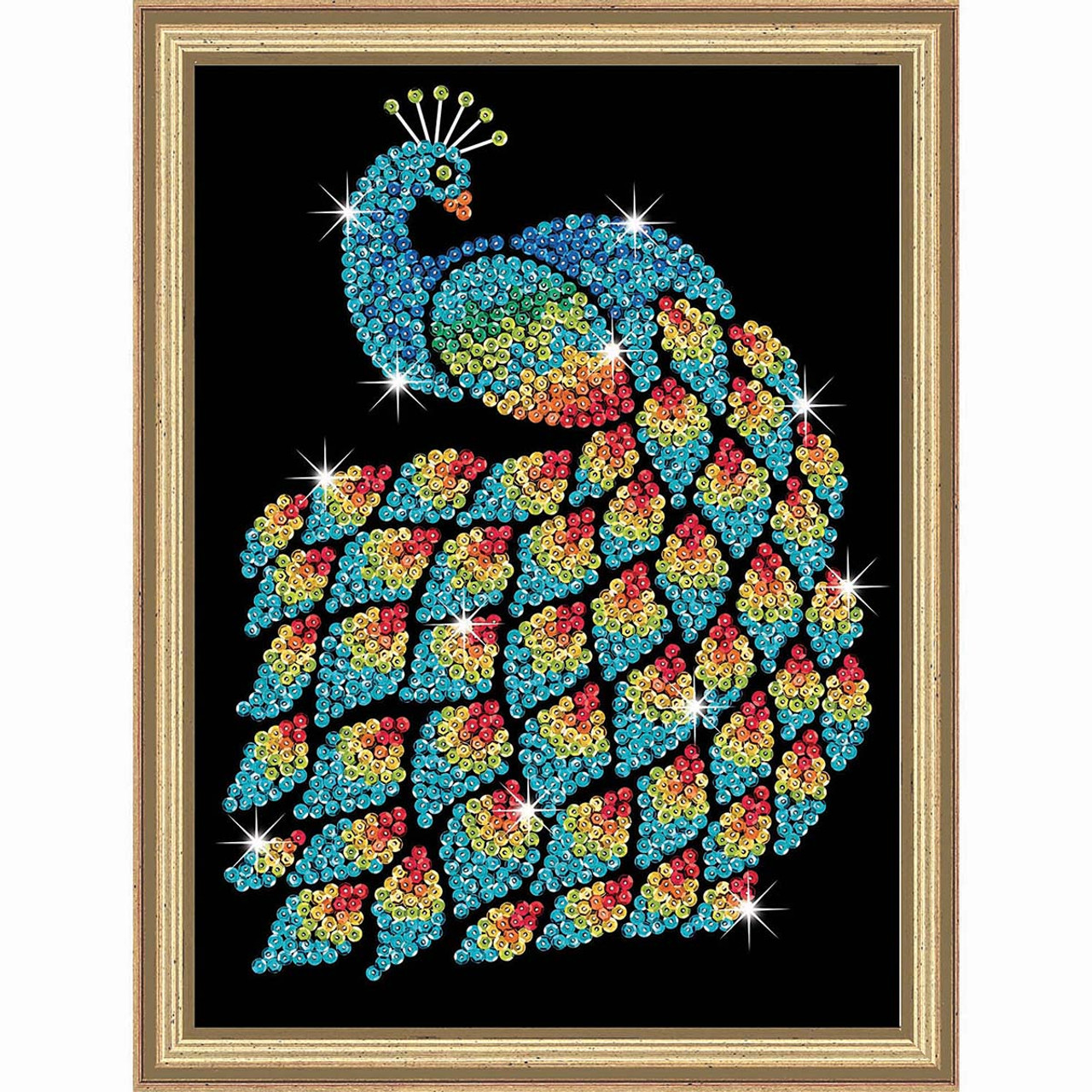 KSG Crafts Peacock Sequin Kit