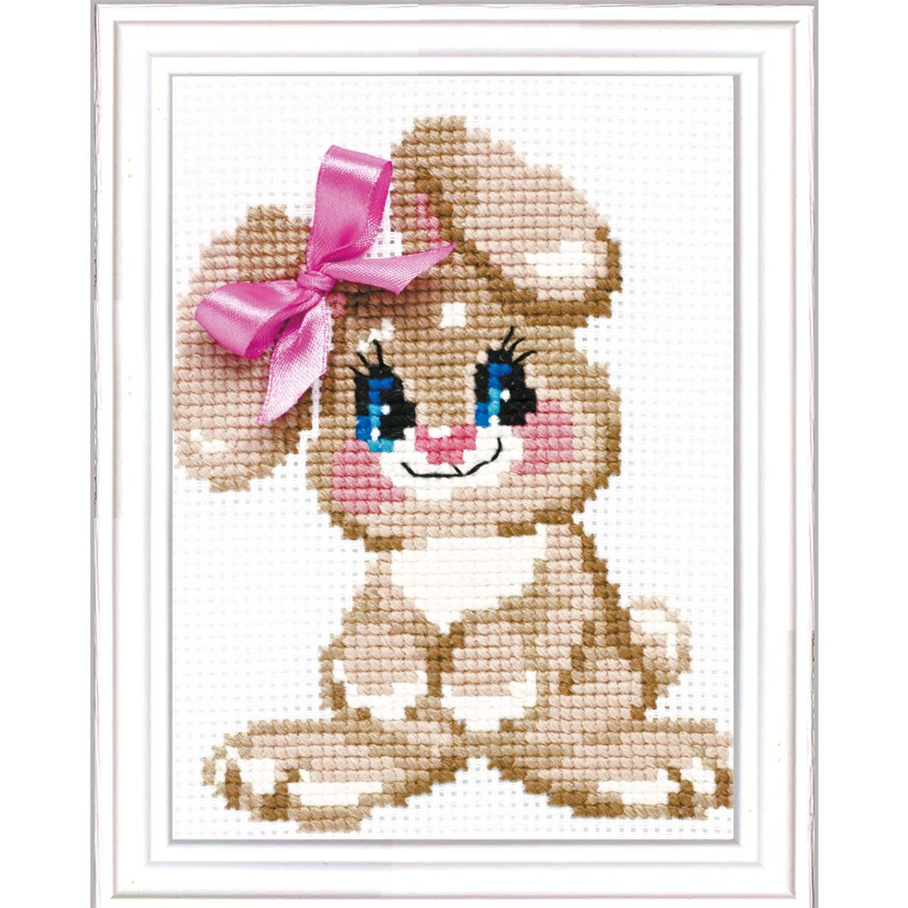 The Mini Rabbit Cross Stitch Pattern Embroidery Needlework Set JoySunday 11  14CT Printed and Unprinted Cross Stitch Kit for Kids - AliExpress