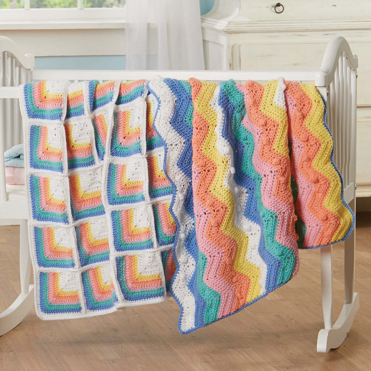 Herrschners® Sunny Skies Blanket Crochet Kit 