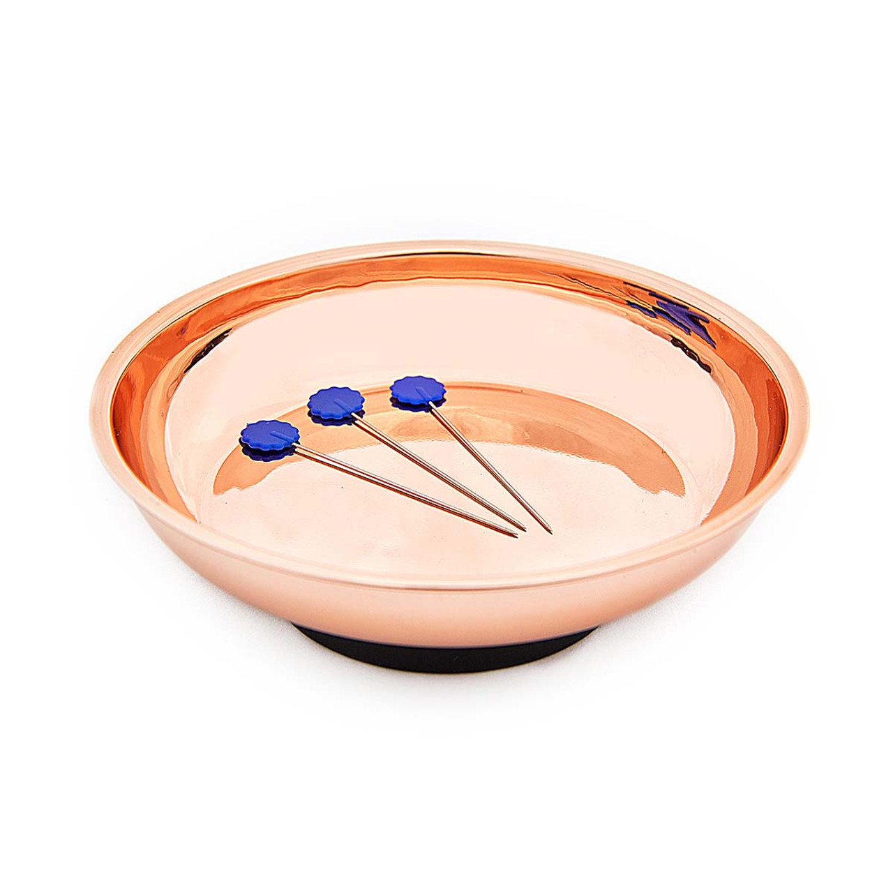 Fat Quarter Shop - This Rose Gold Magnetic Pin Dish from Tacony is perfect  for storing and accessorizing small parts, pins, needles, paper clips and  even bobby pins. Plus it's totally fabulous!