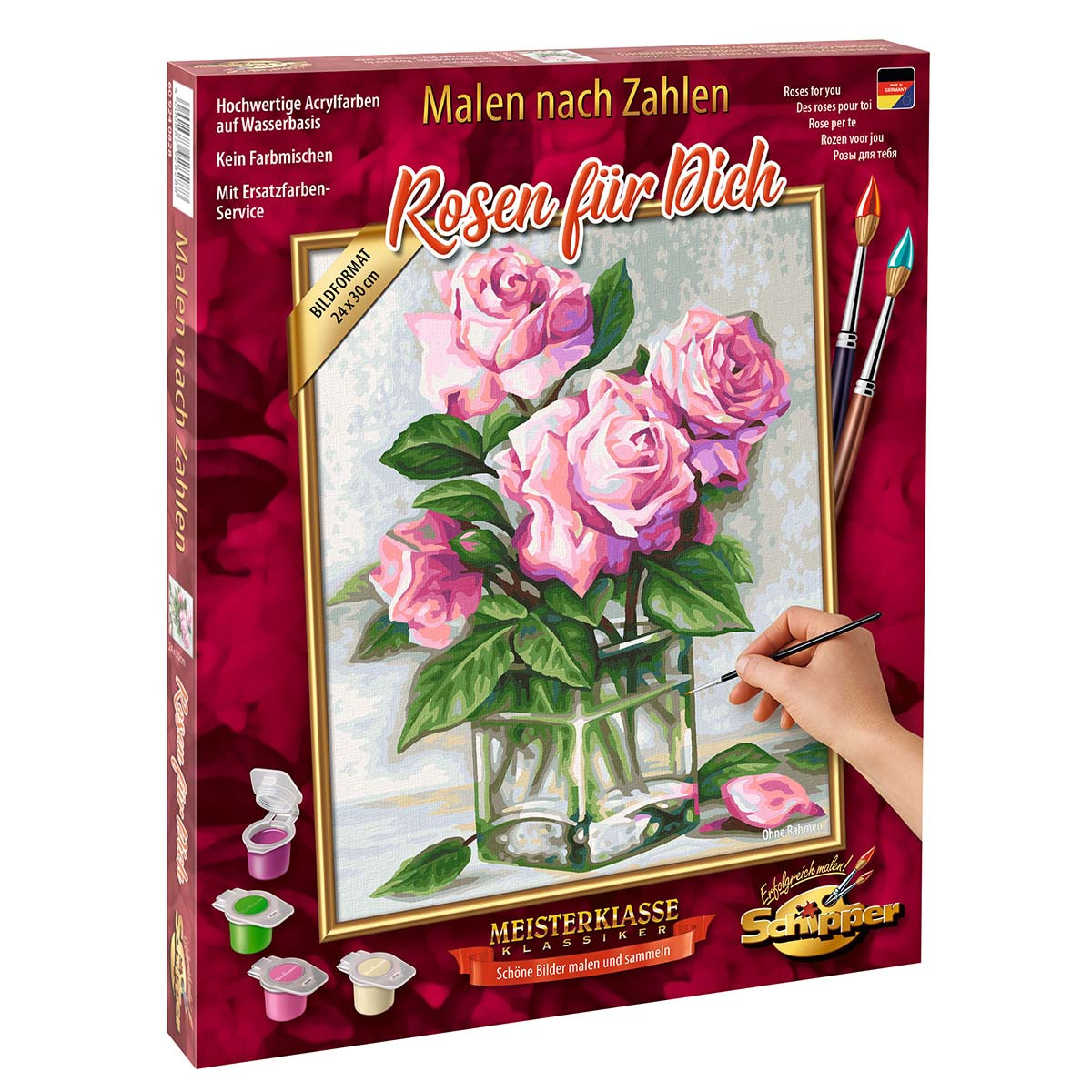 Schipper Roses For You Paint by Number Kit