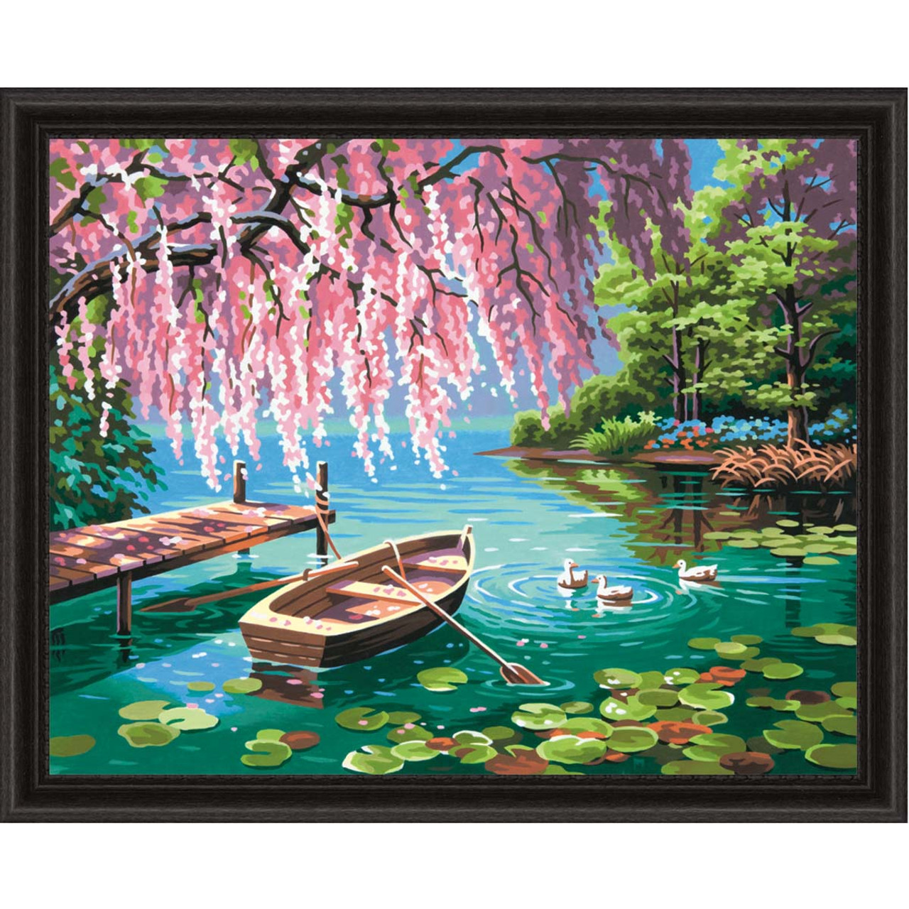 Spring Evening Painting Kit - Paint by Numbers Home