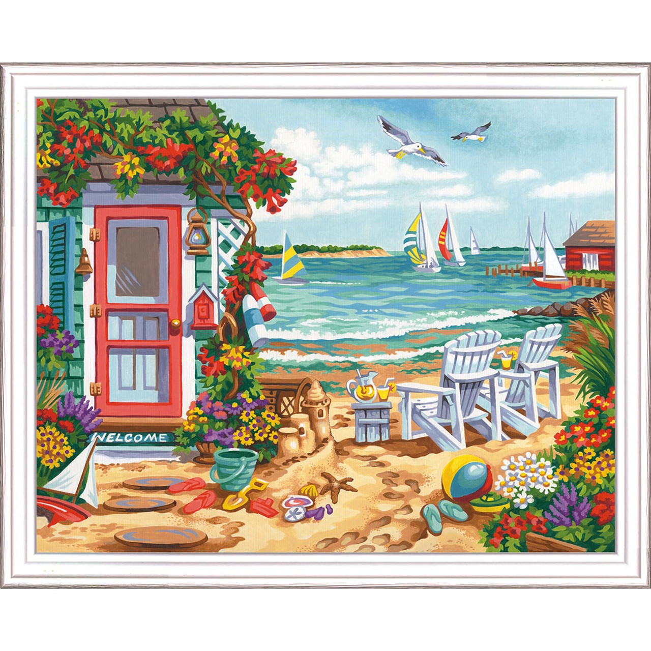 Paintworks Summertime Paint by Number Kit