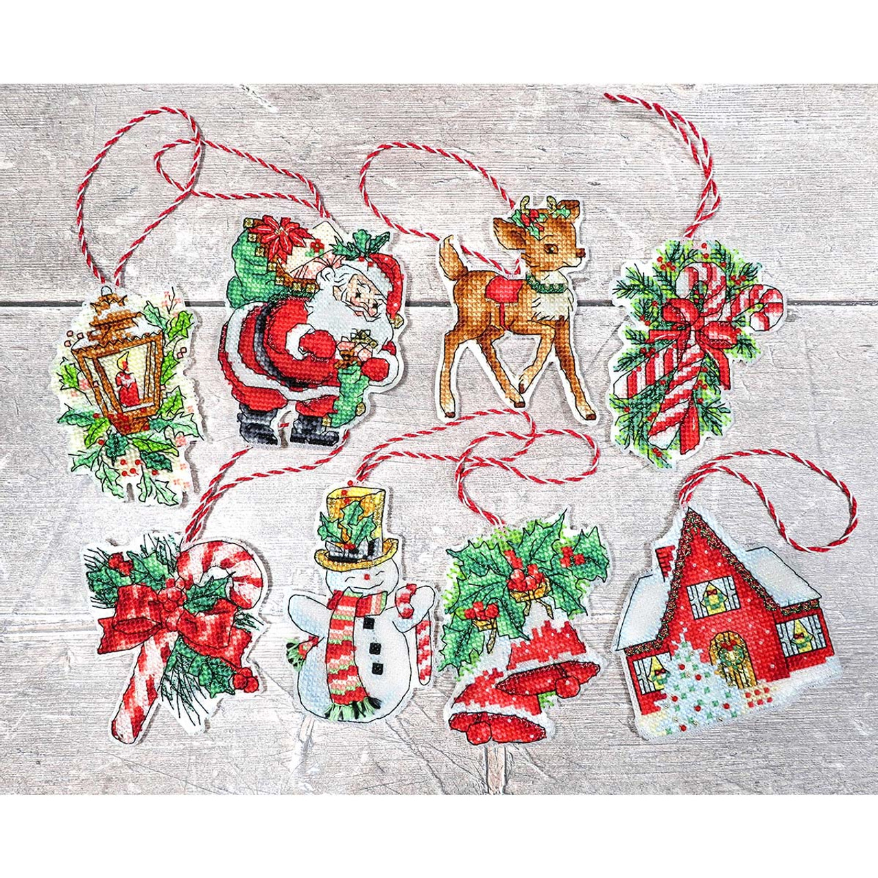 Christmas Ornaments Kit L8051 Counted Cross Stitch Kit