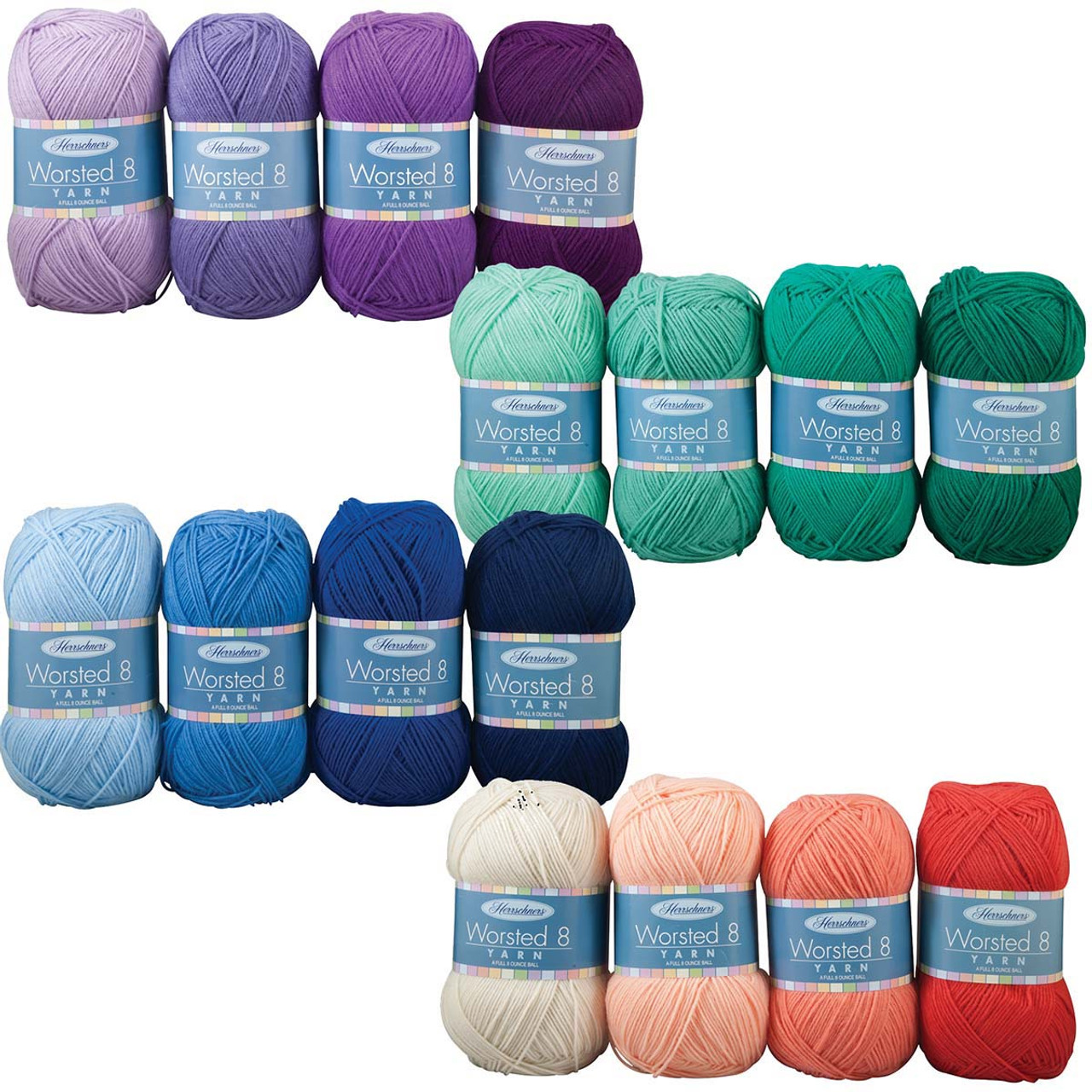 Herrschners Worsted 8 Gradient Yarn Pack