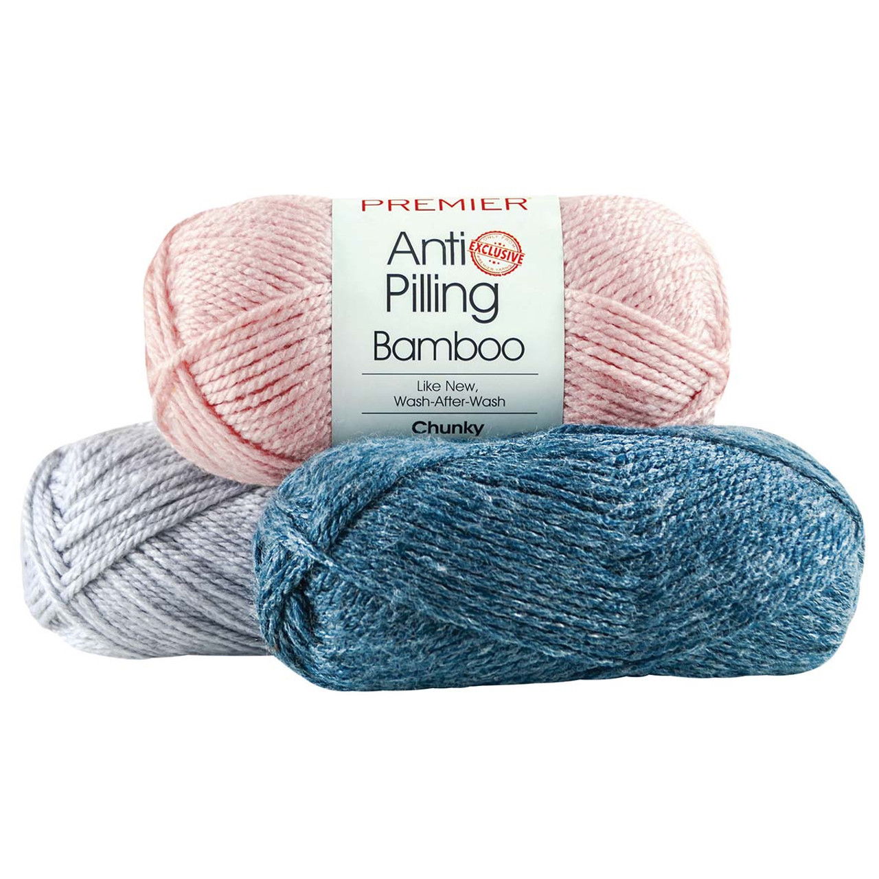 Premier Yarns Anti-Pilling Everyday Worsted Yarn, Soft Acrylic Yarn, Ideal  Yarn for Crocheting and Knitting, Machine Washable, 180 yds, Baby Pink