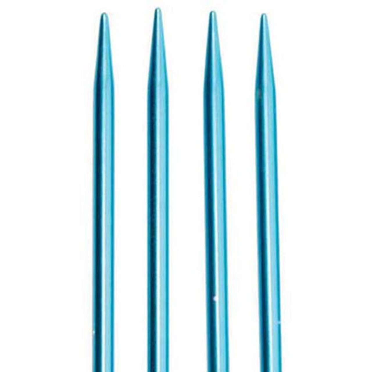 Double Pointed Knitting Needles - Set of 5 - 7 (18cm) - Silvalume