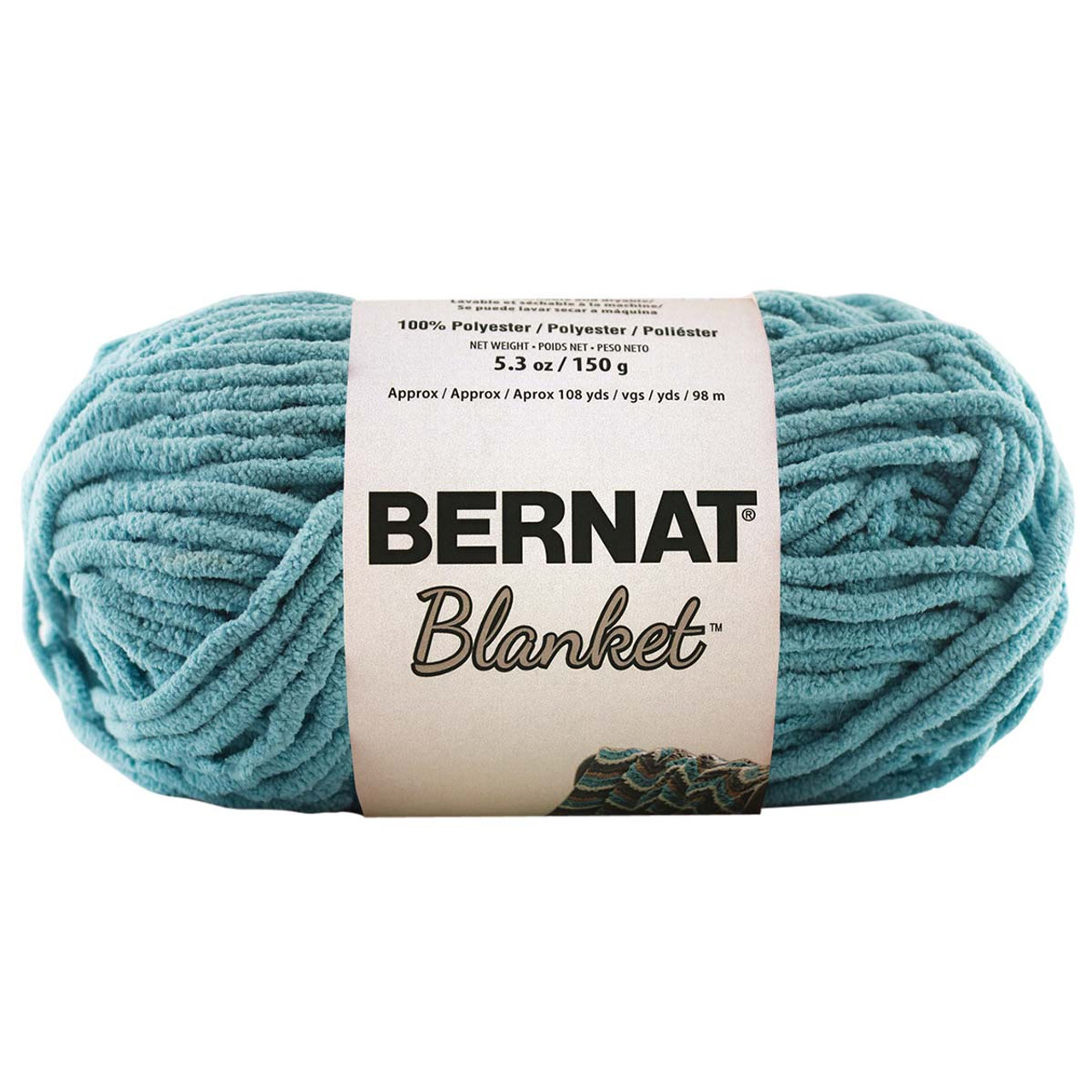  Bernat Blanket Yarn - Big Ball (10.5 oz) - 2 Pack with  Patterns (Sonoma) : Arts, Crafts & Sewing