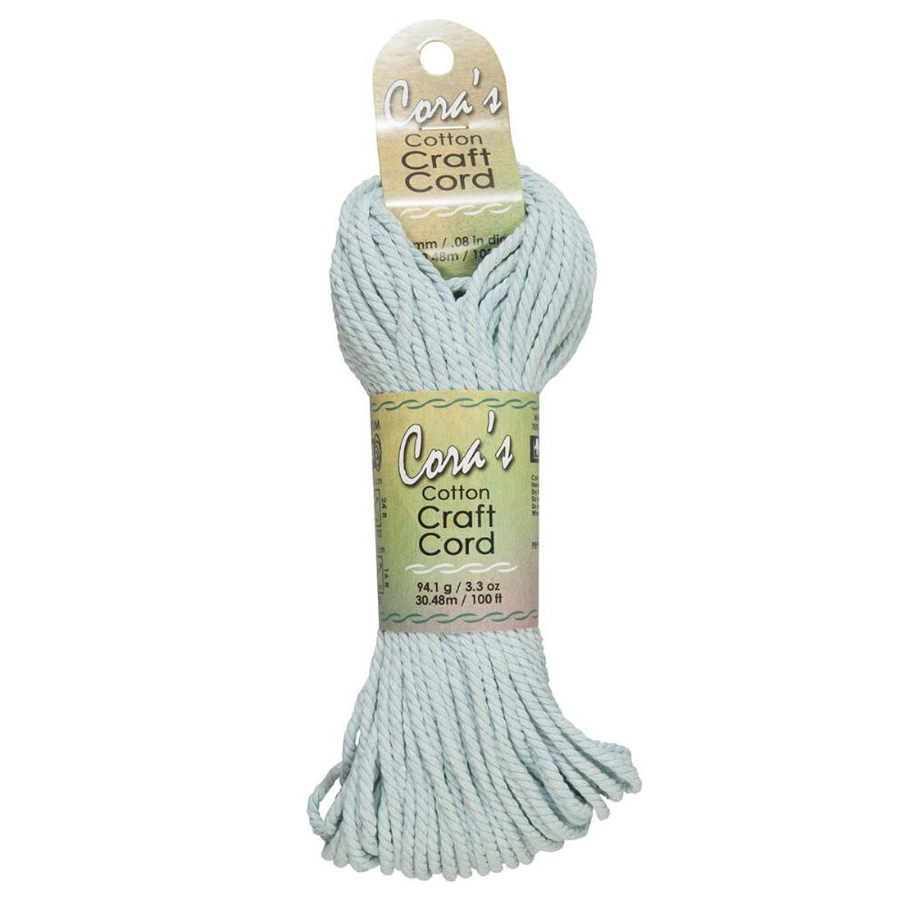 Bonnie 4mm Craft Cord - White