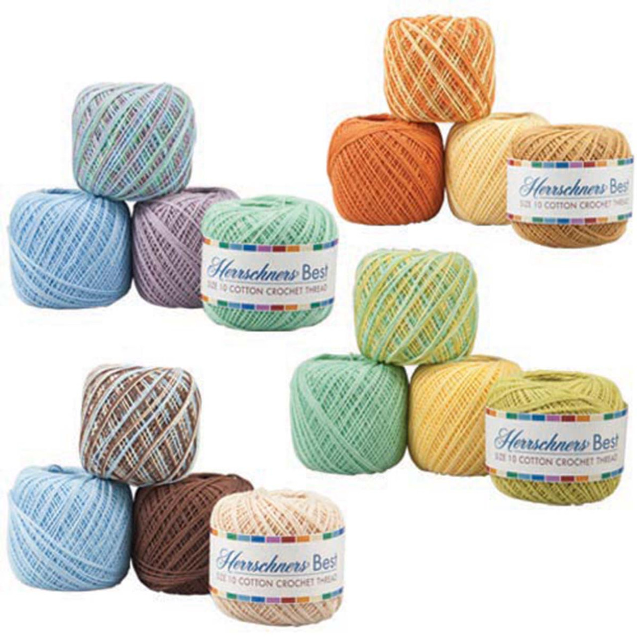 Herrschners Best Color-Coordinated Value Pack - Crochet Thread