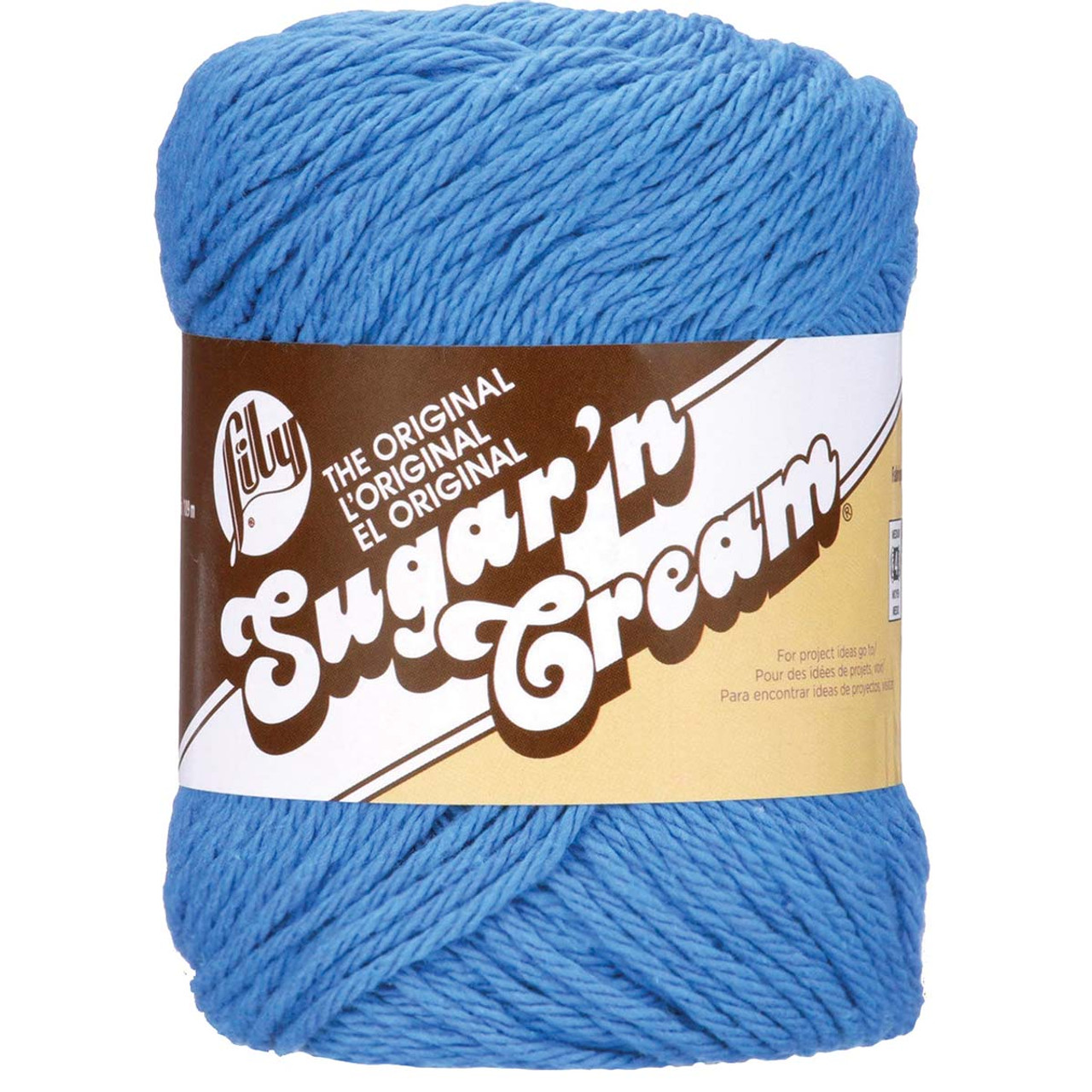 Lily Sugar 'N Cream Super Size Solid Yarn 100% Cotton 4 oz Coral