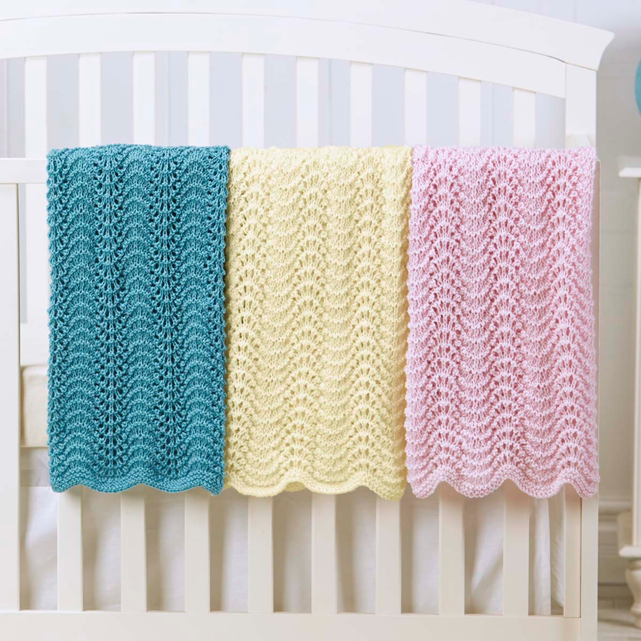 Softly Striped Baby Blanket Yarn Kit