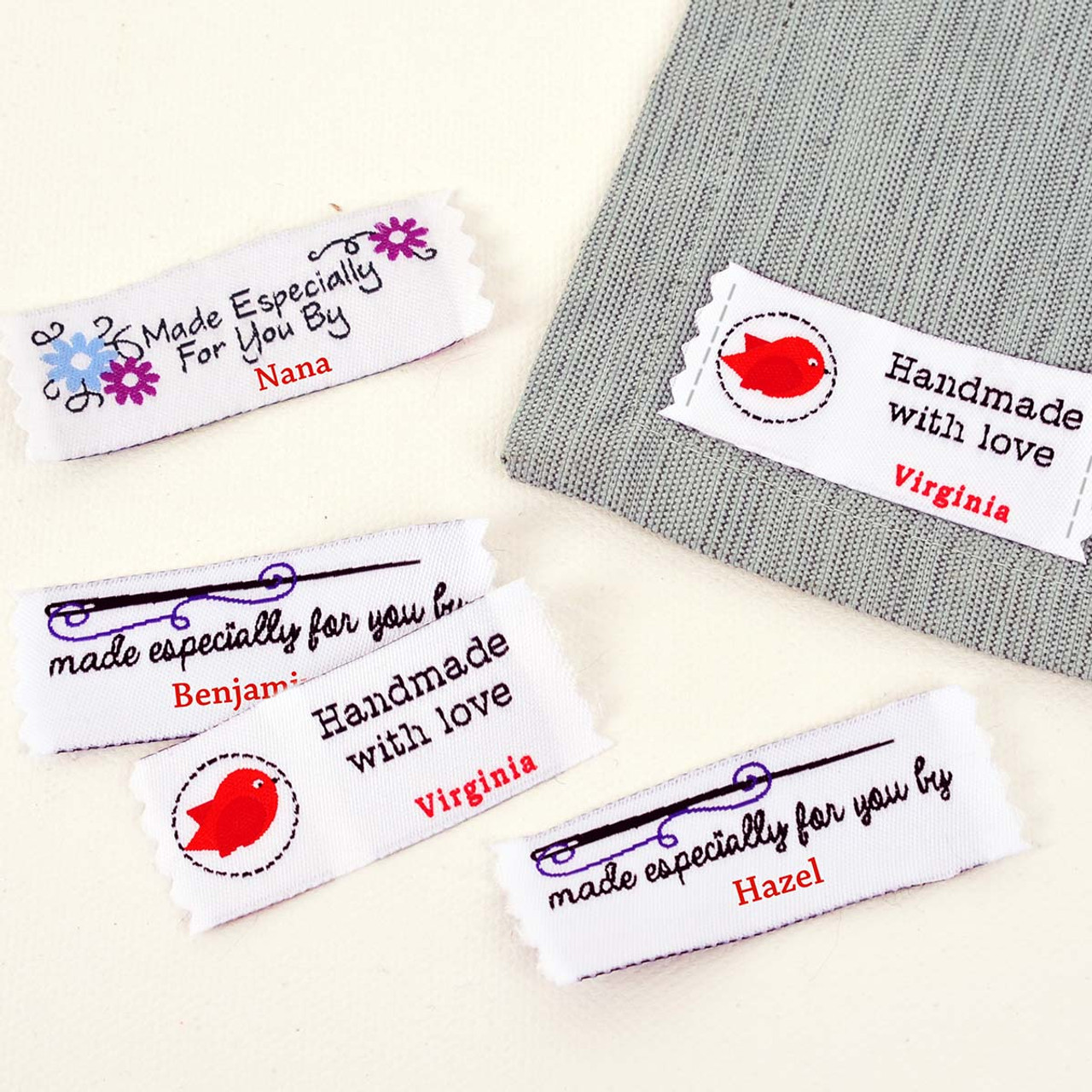 Personal Handiwork Labels - Personalized Fabric Labels