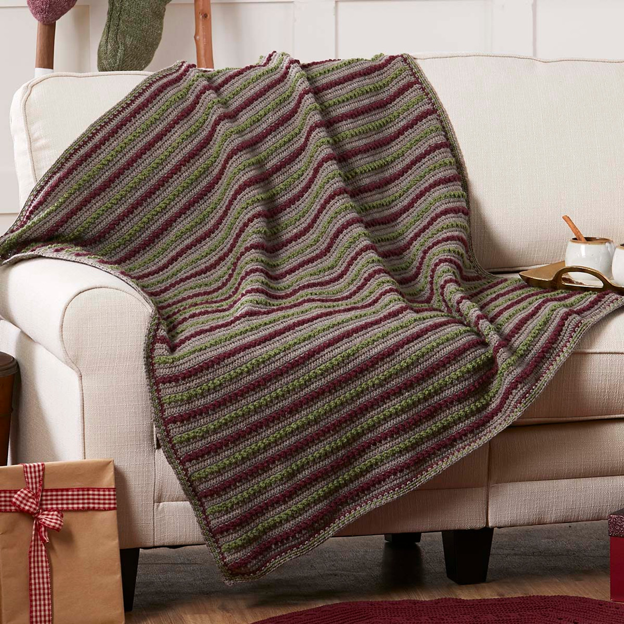 Willow Yarns Joyful Bobbles Blanket Crochet Pattern