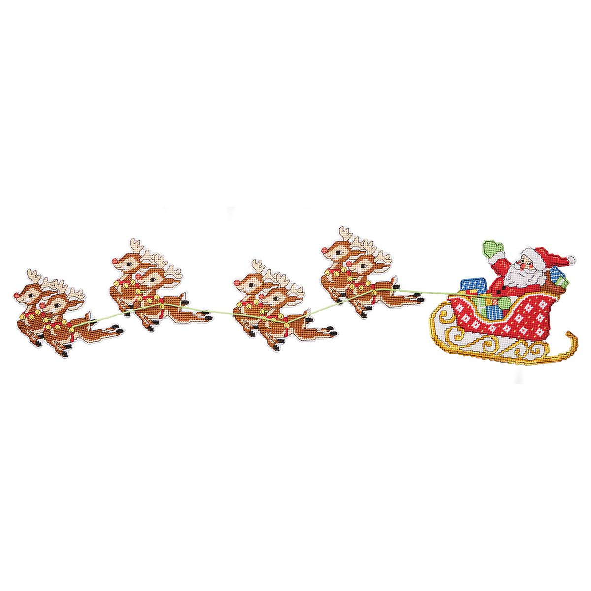 Herrschners The Night Before Christmas Wall Hanging Plastic Canvas Kit