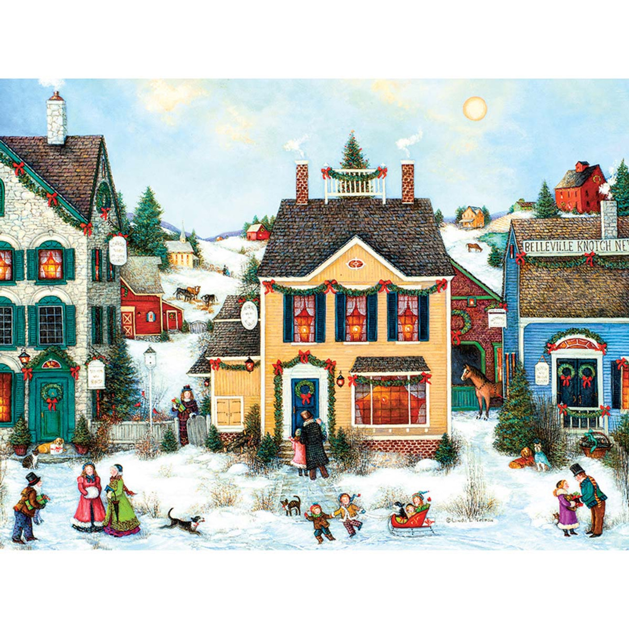 Bucilla Christmas Town Stocking Kit