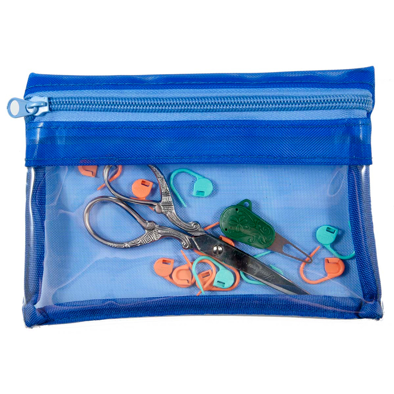 Extra Small Clear Mesh Zipper Pouch (5.38 x 7.38) - Buy Now