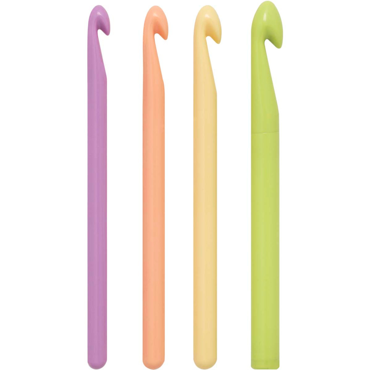 Boye Jumbo Plastic Crochet Hooks-Set of 4