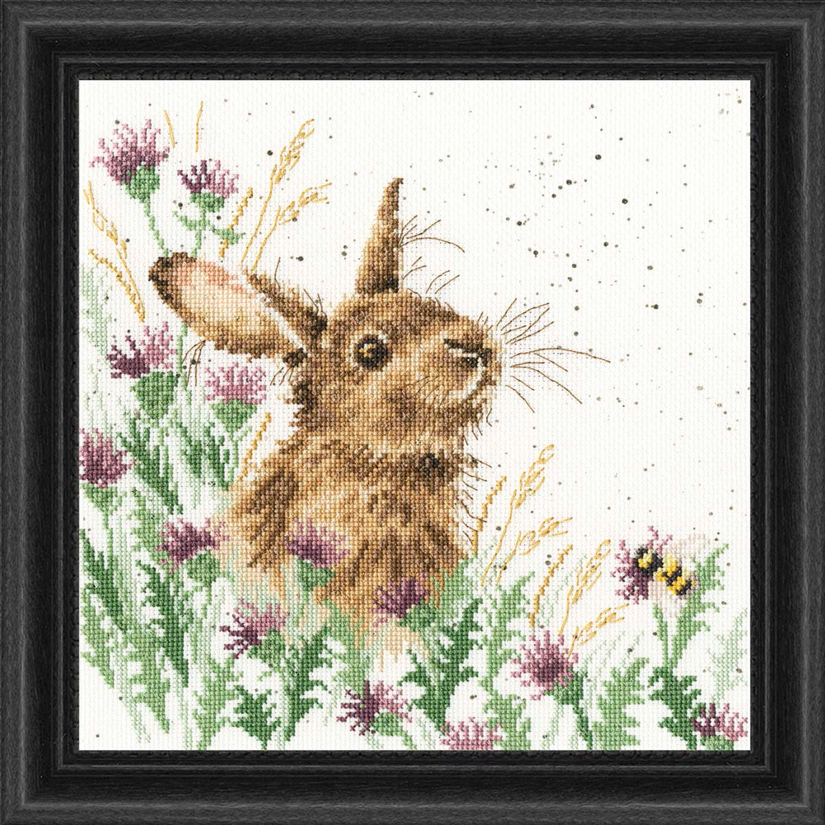 Bothy Threads Kreuzstich-Set „Cut Thru Old MacDonald“ – Inkl. Stoff, Garn & Nadel | Fertig 35x26 Cm